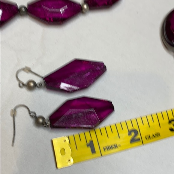 Crackled Acrylic 3 Piece Jewelry Set - Picture 9 of 16